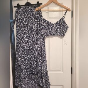 Floral Top & Maxi Skirt Set